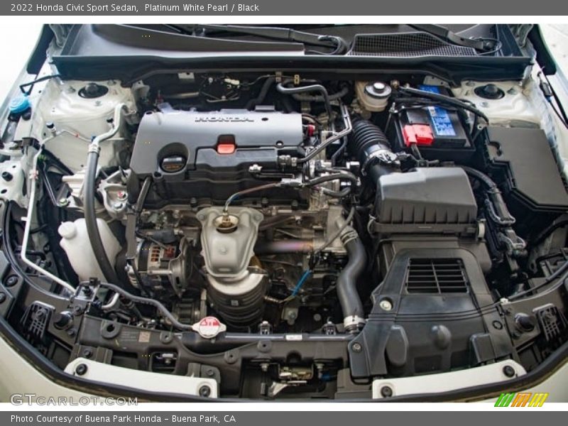 Platinum White Pearl / Black 2022 Honda Civic Sport Sedan