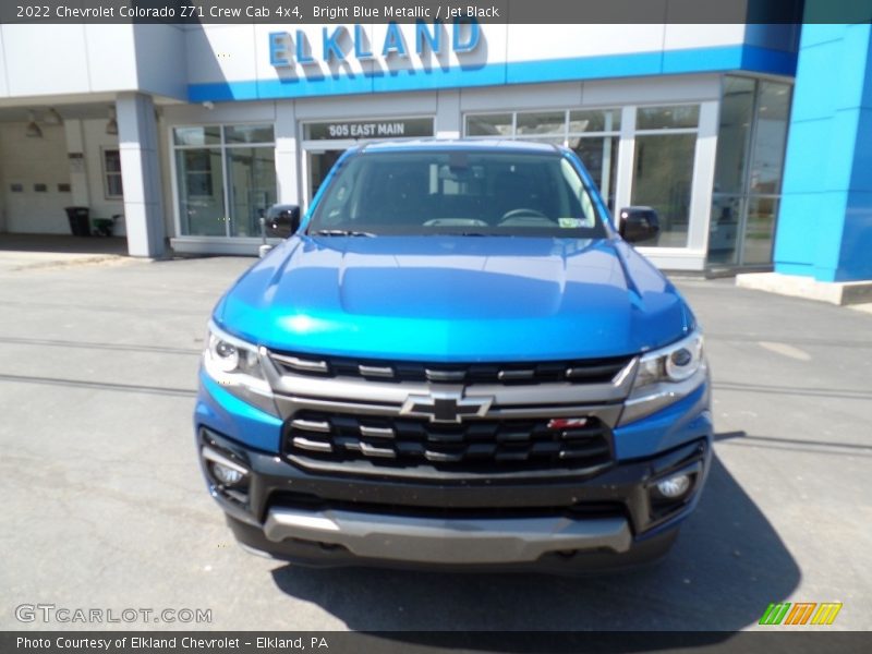 Bright Blue Metallic / Jet Black 2022 Chevrolet Colorado Z71 Crew Cab 4x4