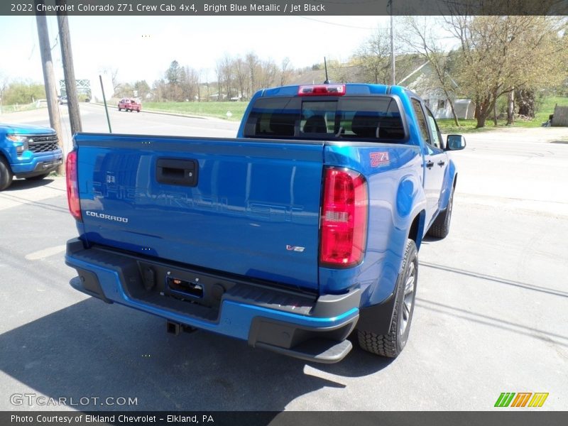 Bright Blue Metallic / Jet Black 2022 Chevrolet Colorado Z71 Crew Cab 4x4
