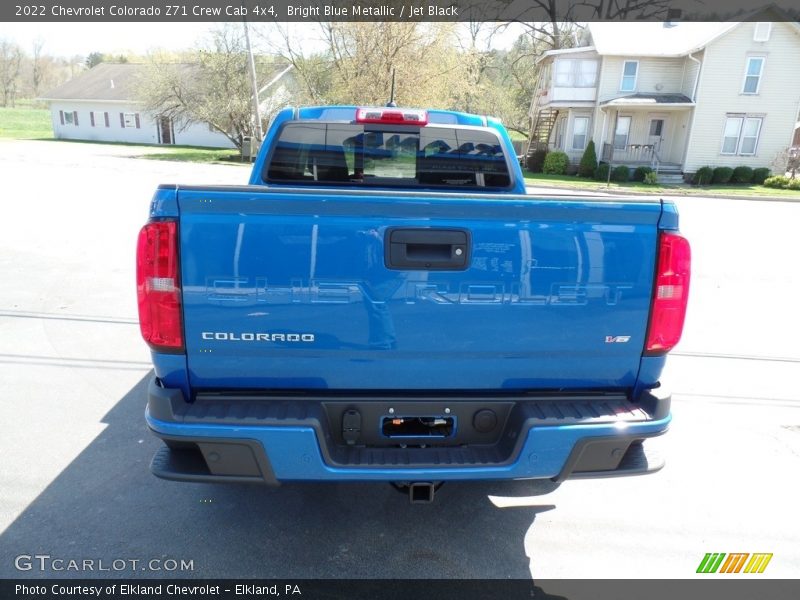 Bright Blue Metallic / Jet Black 2022 Chevrolet Colorado Z71 Crew Cab 4x4