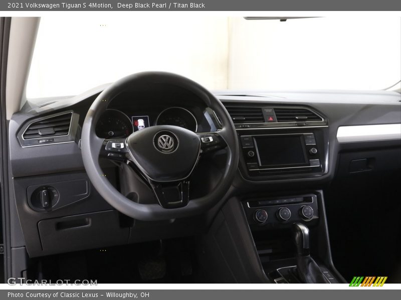 Deep Black Pearl / Titan Black 2021 Volkswagen Tiguan S 4Motion