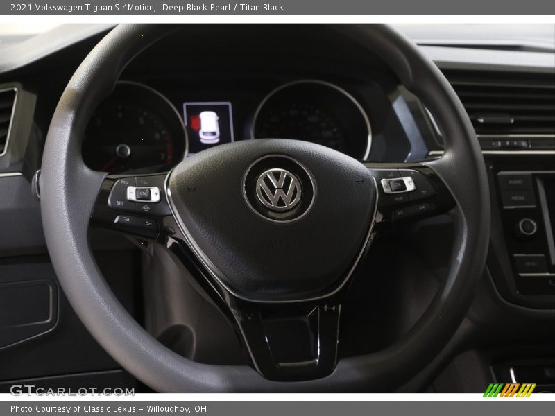 Deep Black Pearl / Titan Black 2021 Volkswagen Tiguan S 4Motion