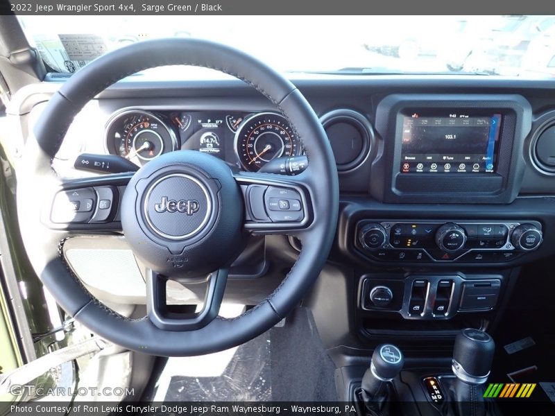 Sarge Green / Black 2022 Jeep Wrangler Sport 4x4