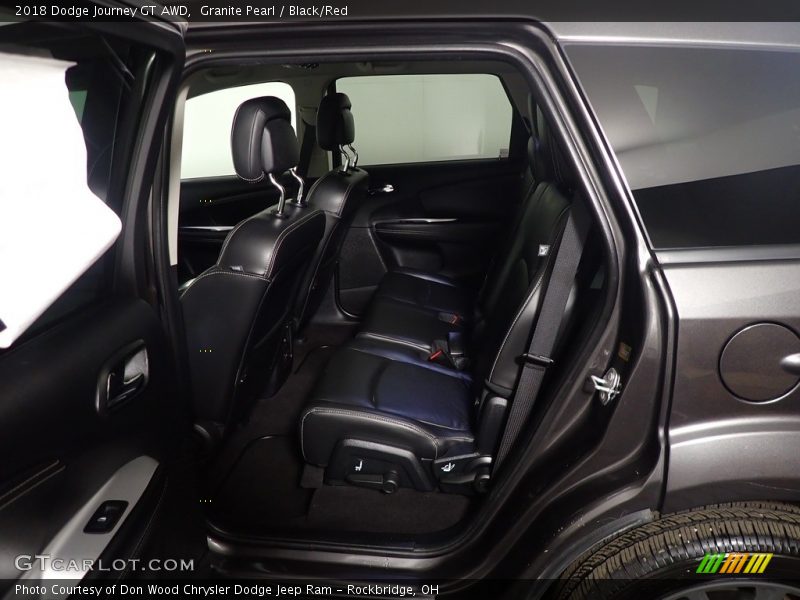Granite Pearl / Black/Red 2018 Dodge Journey GT AWD