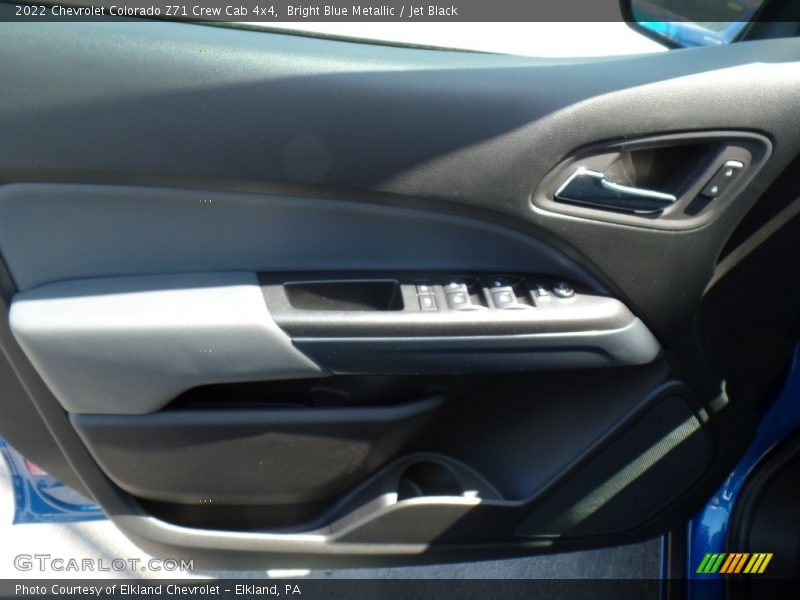 Bright Blue Metallic / Jet Black 2022 Chevrolet Colorado Z71 Crew Cab 4x4