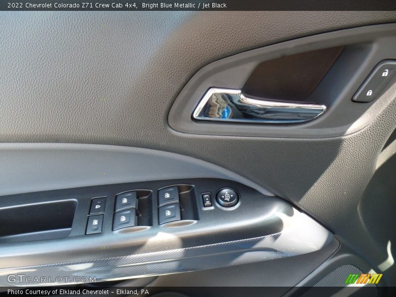Bright Blue Metallic / Jet Black 2022 Chevrolet Colorado Z71 Crew Cab 4x4