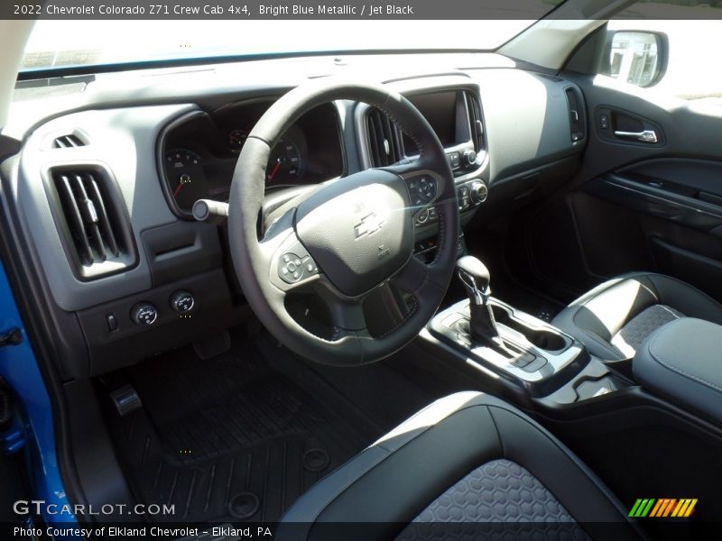 Bright Blue Metallic / Jet Black 2022 Chevrolet Colorado Z71 Crew Cab 4x4