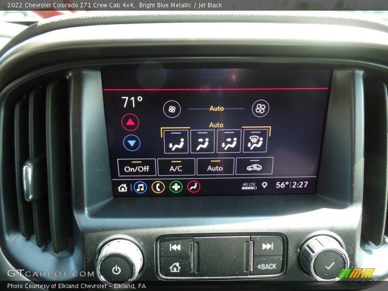 Controls of 2022 Colorado Z71 Crew Cab 4x4