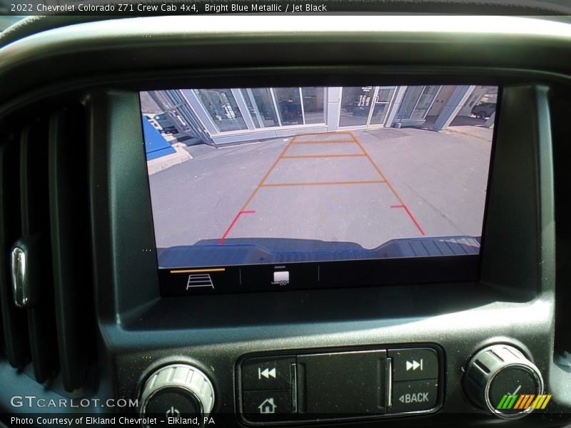 Bright Blue Metallic / Jet Black 2022 Chevrolet Colorado Z71 Crew Cab 4x4