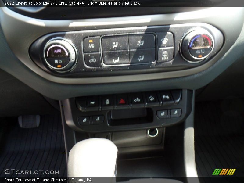 Bright Blue Metallic / Jet Black 2022 Chevrolet Colorado Z71 Crew Cab 4x4