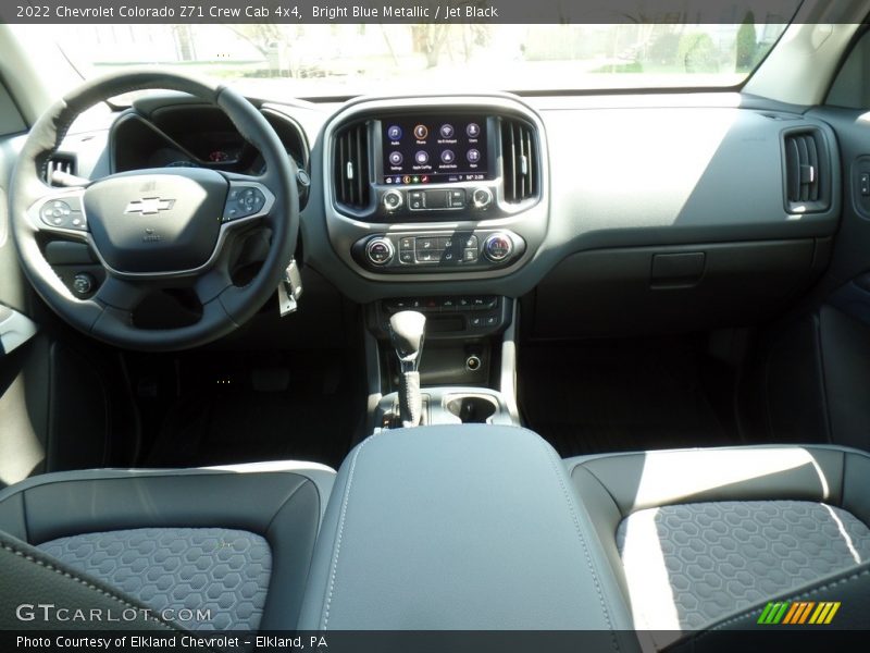 Bright Blue Metallic / Jet Black 2022 Chevrolet Colorado Z71 Crew Cab 4x4