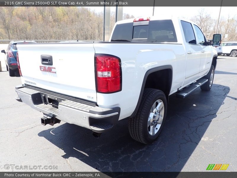 Summit White / Jet Black 2016 GMC Sierra 2500HD SLT Crew Cab 4x4