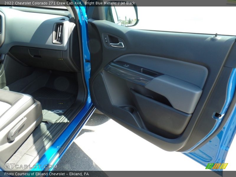 Bright Blue Metallic / Jet Black 2022 Chevrolet Colorado Z71 Crew Cab 4x4