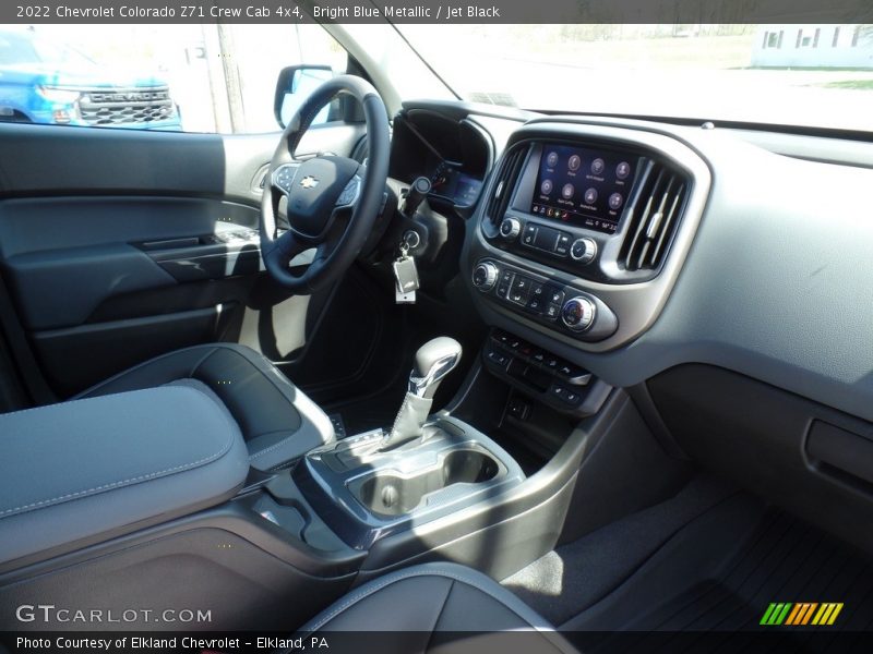 Bright Blue Metallic / Jet Black 2022 Chevrolet Colorado Z71 Crew Cab 4x4