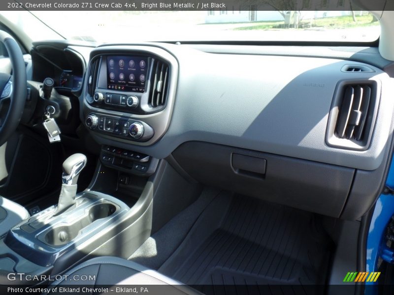 Bright Blue Metallic / Jet Black 2022 Chevrolet Colorado Z71 Crew Cab 4x4