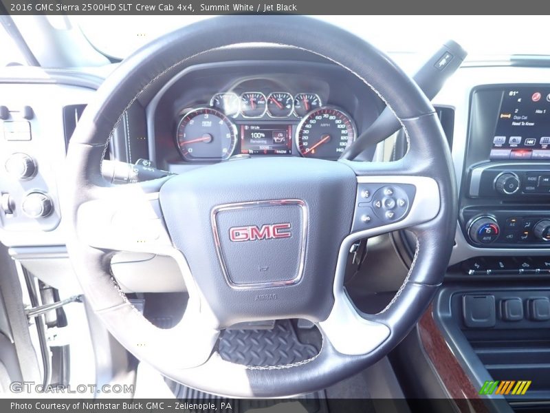 Summit White / Jet Black 2016 GMC Sierra 2500HD SLT Crew Cab 4x4