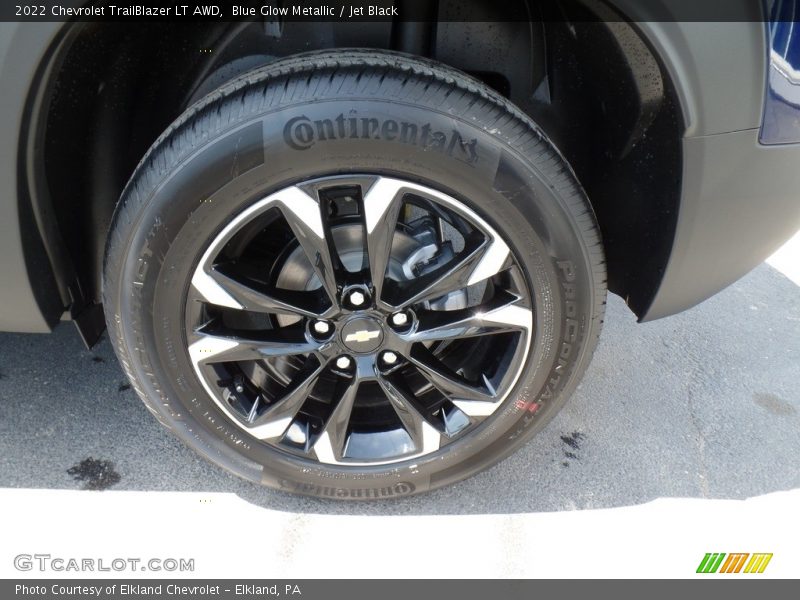 Blue Glow Metallic / Jet Black 2022 Chevrolet TrailBlazer LT AWD