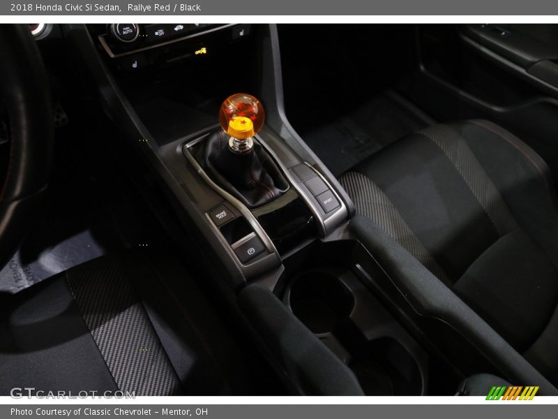 Rallye Red / Black 2018 Honda Civic Si Sedan