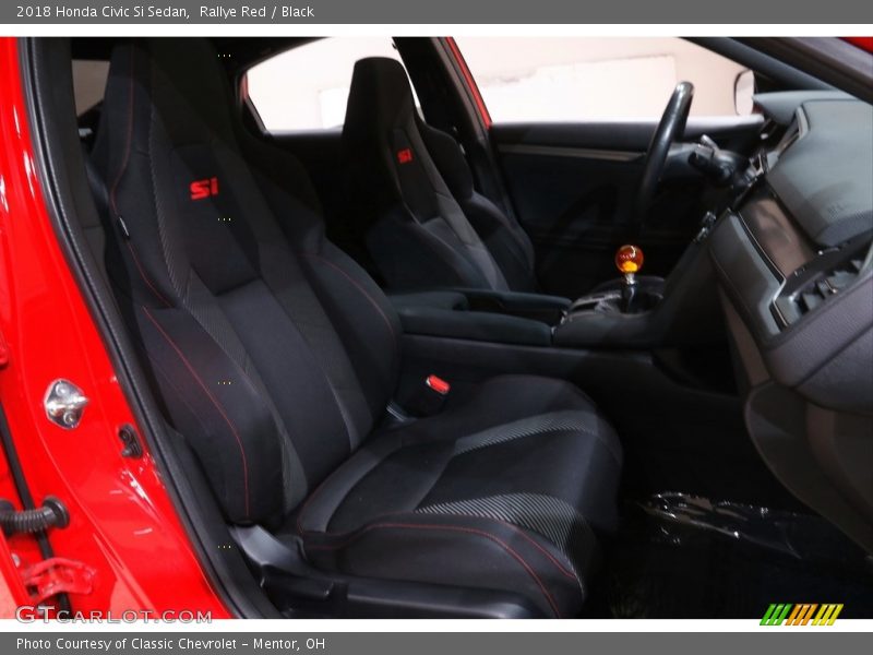Rallye Red / Black 2018 Honda Civic Si Sedan