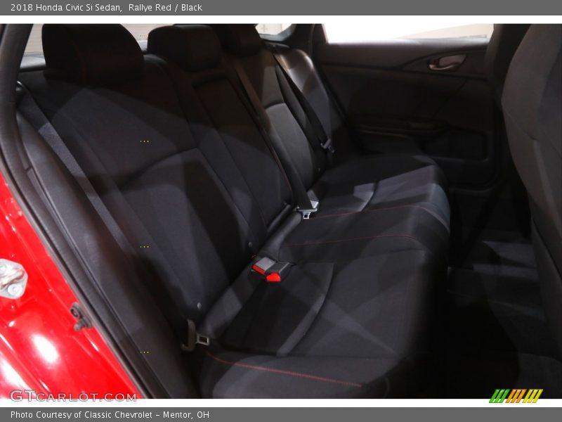 Rallye Red / Black 2018 Honda Civic Si Sedan