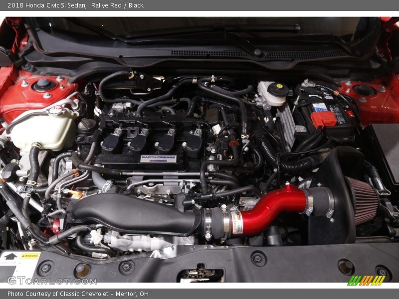 Rallye Red / Black 2018 Honda Civic Si Sedan
