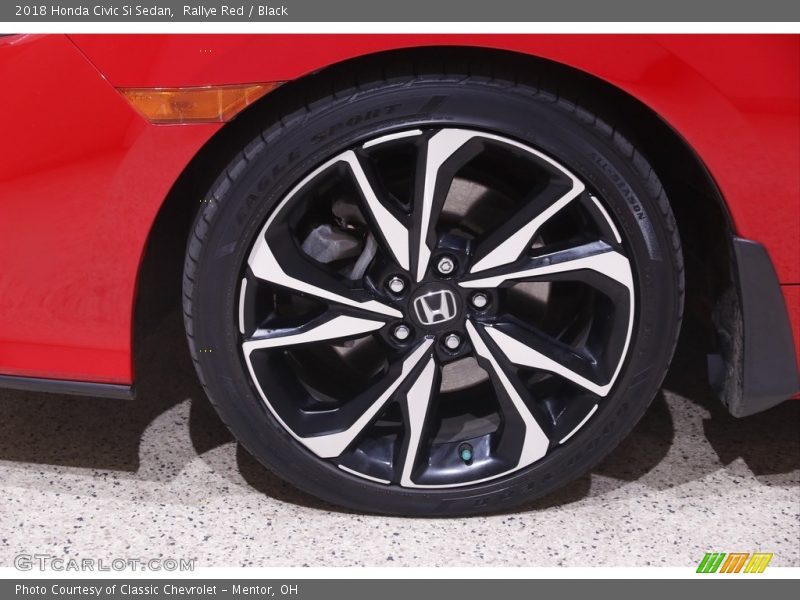 Rallye Red / Black 2018 Honda Civic Si Sedan