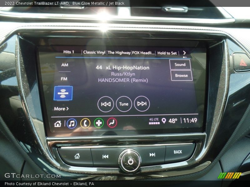 Blue Glow Metallic / Jet Black 2022 Chevrolet TrailBlazer LT AWD