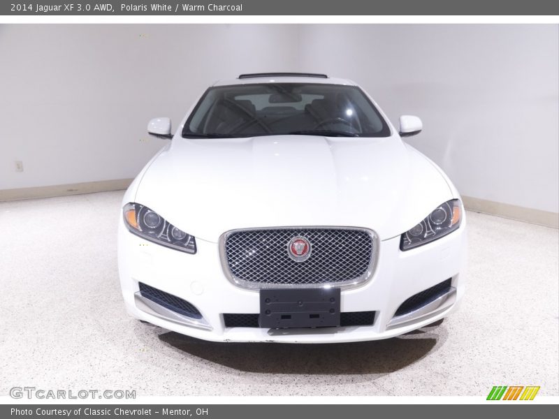 Polaris White / Warm Charcoal 2014 Jaguar XF 3.0 AWD