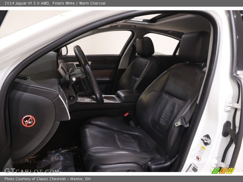Polaris White / Warm Charcoal 2014 Jaguar XF 3.0 AWD