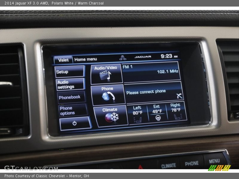 Polaris White / Warm Charcoal 2014 Jaguar XF 3.0 AWD