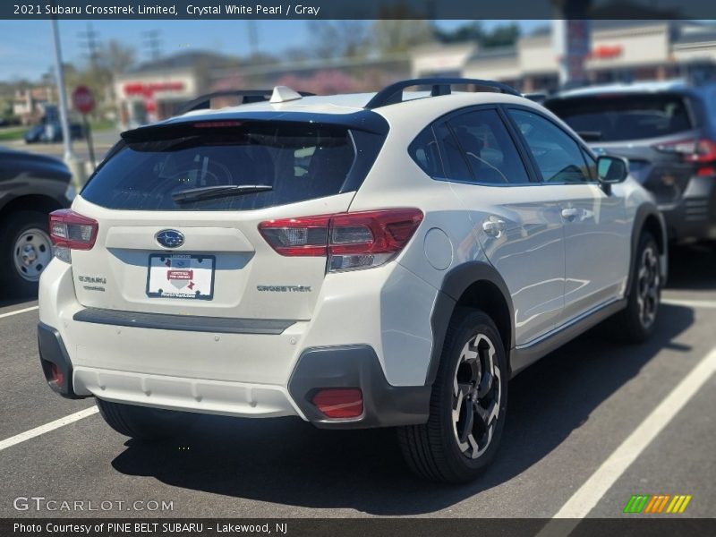 Crystal White Pearl / Gray 2021 Subaru Crosstrek Limited