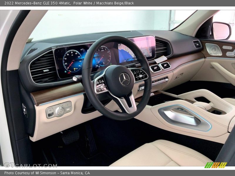 Polar White / Macchiato Beige/Black 2022 Mercedes-Benz GLE 350 4Matic