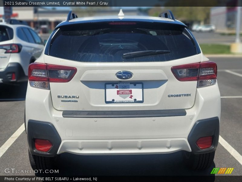 Crystal White Pearl / Gray 2021 Subaru Crosstrek Limited