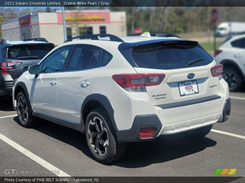 Crystal White Pearl / Gray 2021 Subaru Crosstrek Limited
