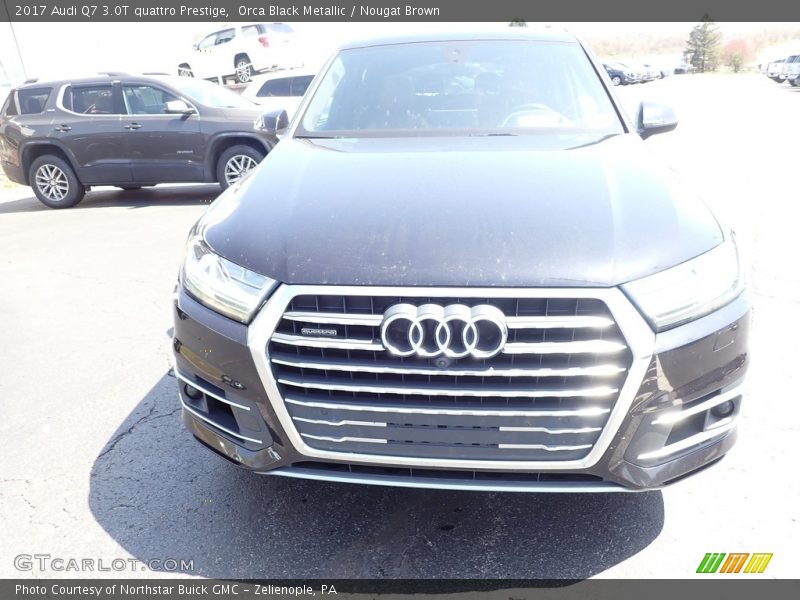 Orca Black Metallic / Nougat Brown 2017 Audi Q7 3.0T quattro Prestige