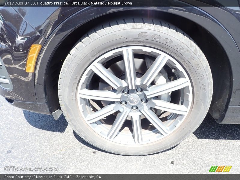Orca Black Metallic / Nougat Brown 2017 Audi Q7 3.0T quattro Prestige
