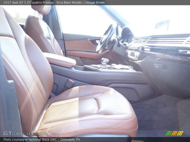Orca Black Metallic / Nougat Brown 2017 Audi Q7 3.0T quattro Prestige