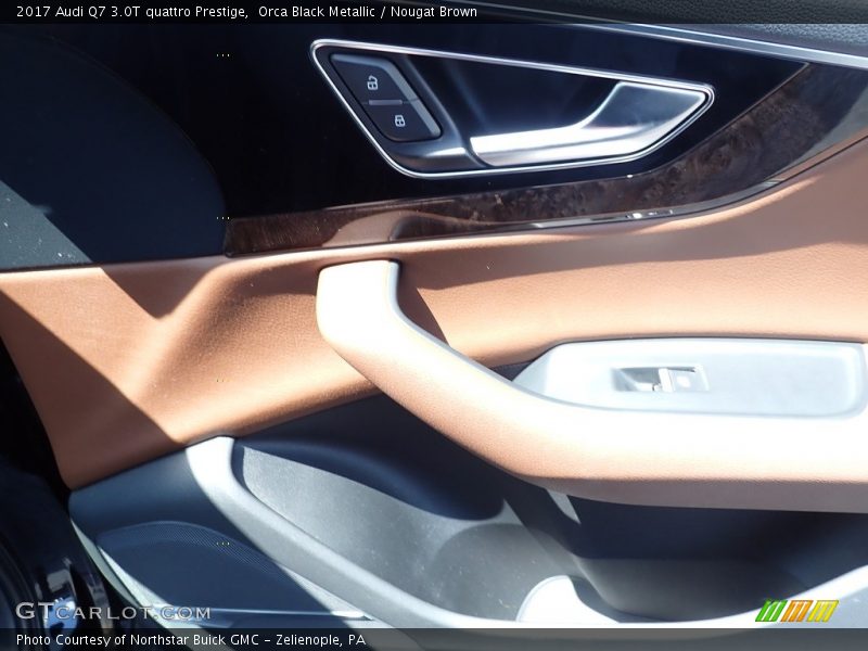 Orca Black Metallic / Nougat Brown 2017 Audi Q7 3.0T quattro Prestige