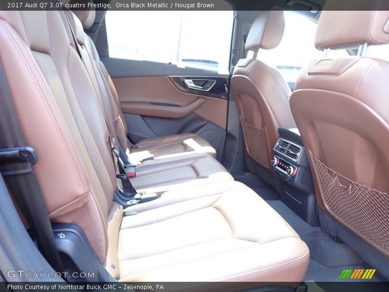 Orca Black Metallic / Nougat Brown 2017 Audi Q7 3.0T quattro Prestige