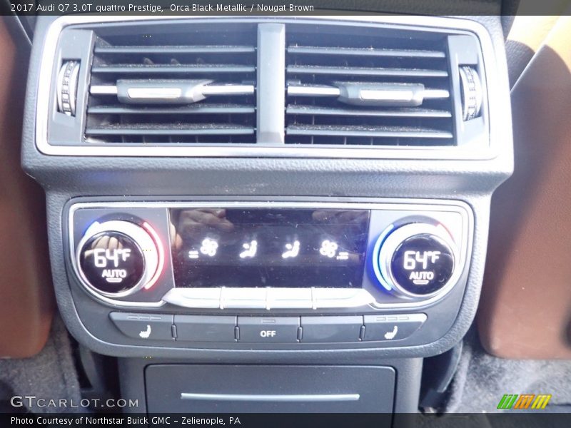 Orca Black Metallic / Nougat Brown 2017 Audi Q7 3.0T quattro Prestige