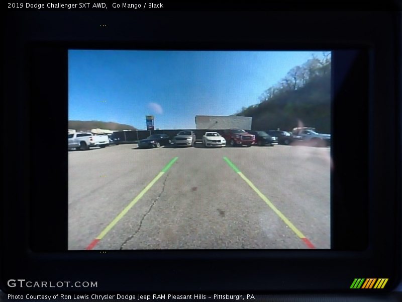 Go Mango / Black 2019 Dodge Challenger SXT AWD