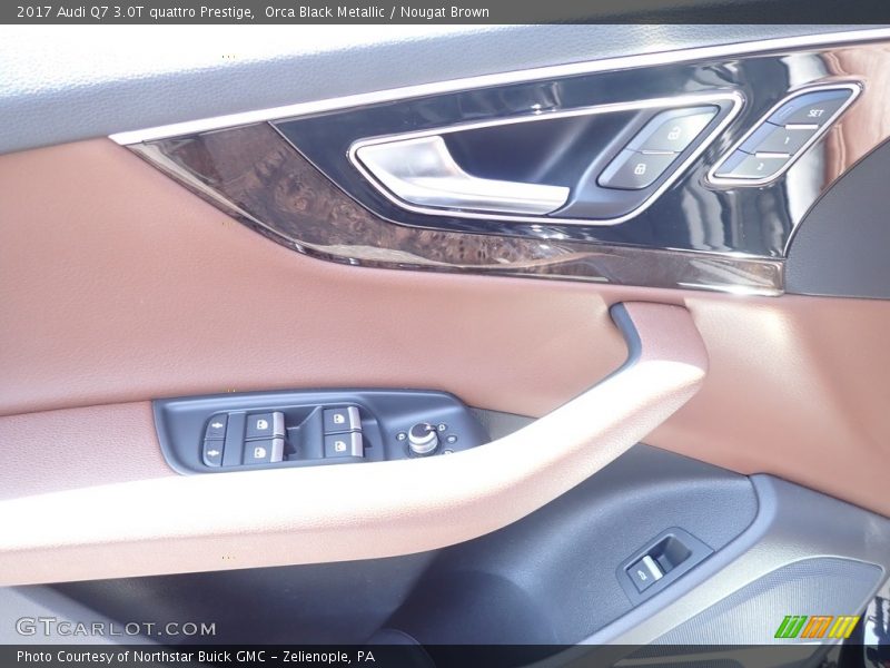 Orca Black Metallic / Nougat Brown 2017 Audi Q7 3.0T quattro Prestige