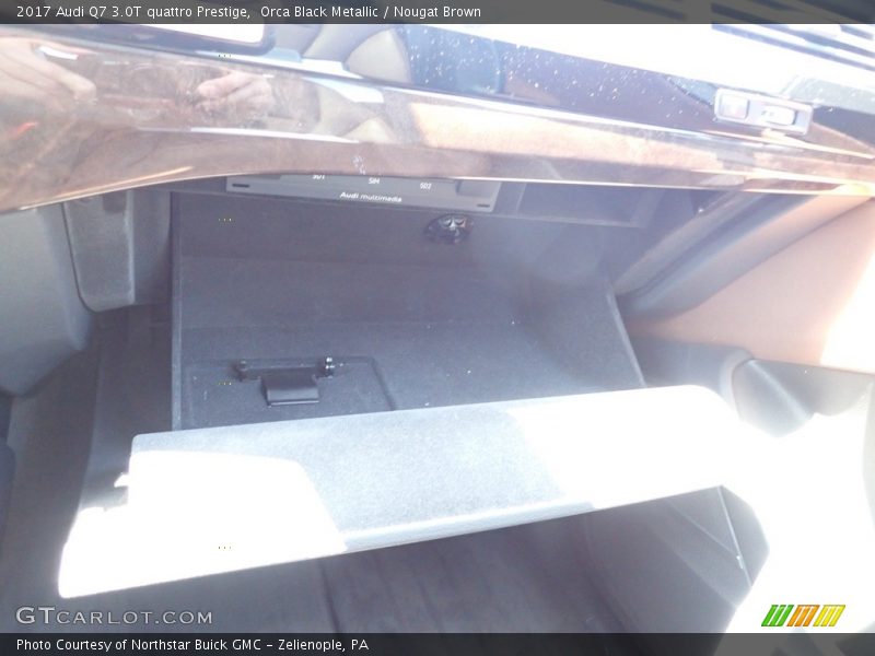 Orca Black Metallic / Nougat Brown 2017 Audi Q7 3.0T quattro Prestige