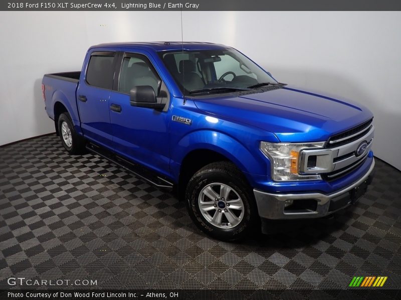 Lightning Blue / Earth Gray 2018 Ford F150 XLT SuperCrew 4x4