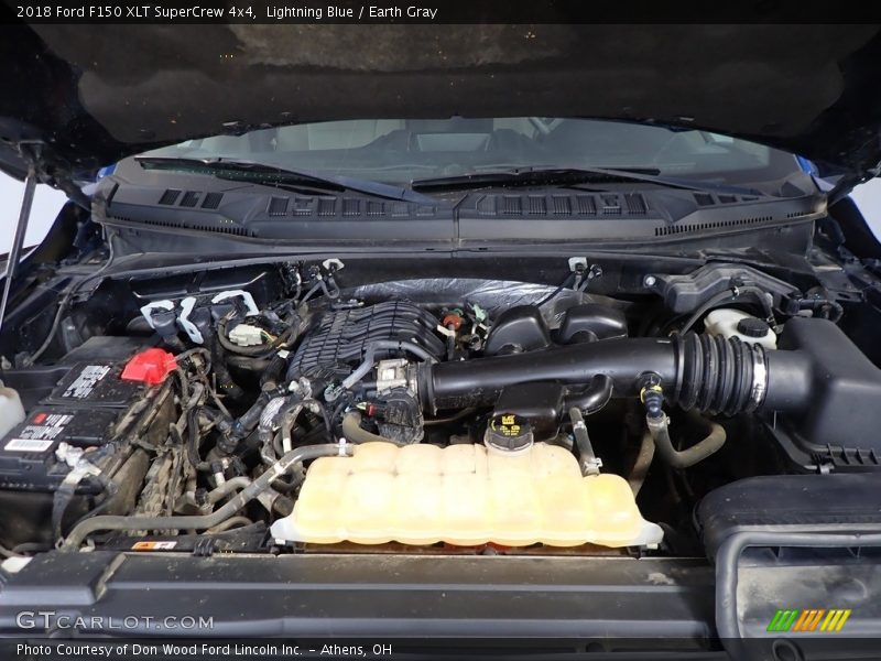 Lightning Blue / Earth Gray 2018 Ford F150 XLT SuperCrew 4x4