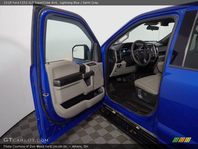 Lightning Blue / Earth Gray 2018 Ford F150 XLT SuperCrew 4x4