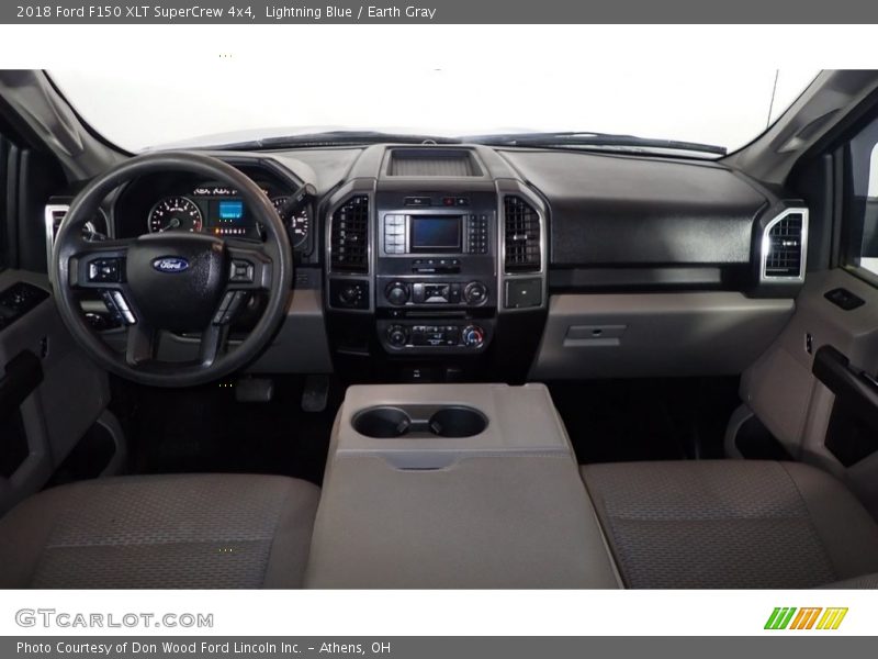 Lightning Blue / Earth Gray 2018 Ford F150 XLT SuperCrew 4x4