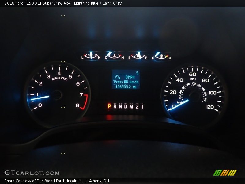 Lightning Blue / Earth Gray 2018 Ford F150 XLT SuperCrew 4x4