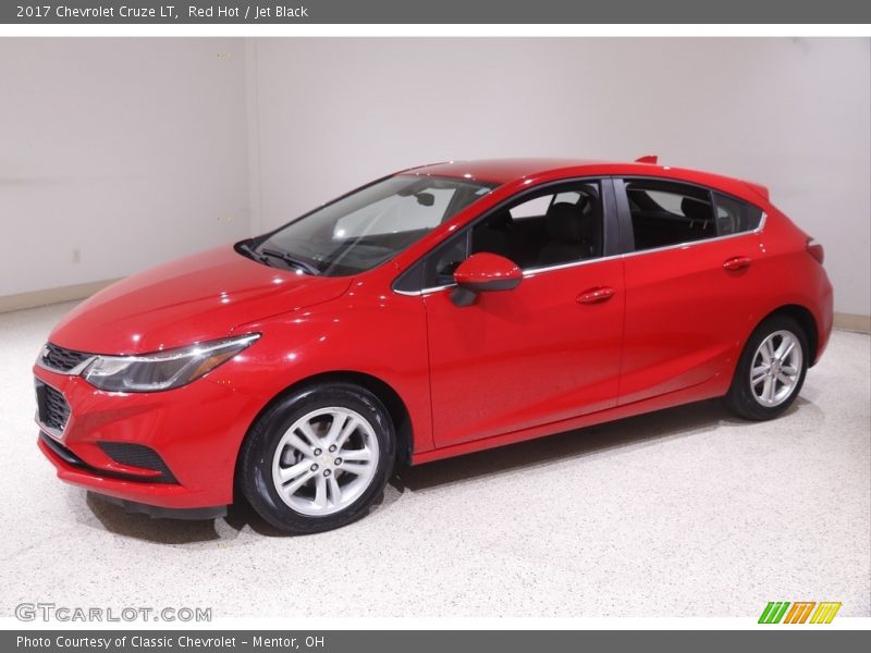 Red Hot / Jet Black 2017 Chevrolet Cruze LT