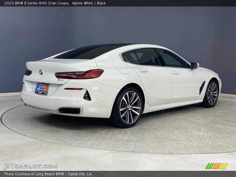 Alpine White / Black 2020 BMW 8 Series 840i Gran Coupe